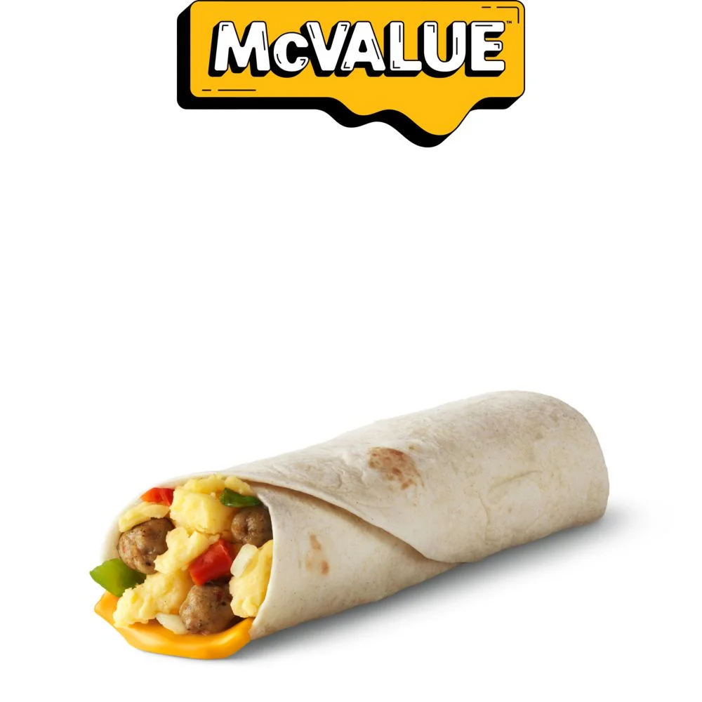 McDonald’s Menu With Prices 2025 7 Sausage Burrito